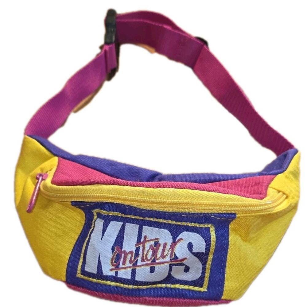 NWOT Vintage Kids On Tour - Colorblock Fanny Pack 80s‎ 90s - New Never Used